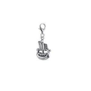 Vikingskip charm, med segl