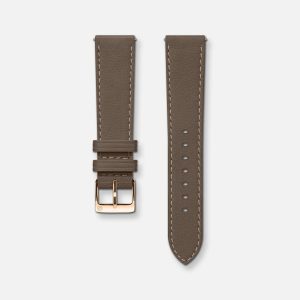Charlie Paris Taupe skinnreim 18mm