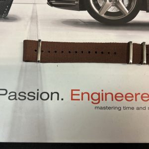 NATO strap i brun 22mm