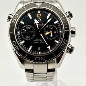 Tilbud – Omega Seamaster Planet Ocean Chronograph 45.5mm – 2015 modell – Full Set