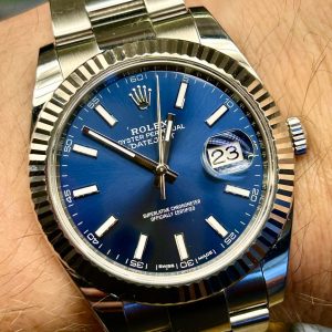 Solgt. Ny på vei inn. Rolex Datejust 41 – Ref. 126334 (2017)