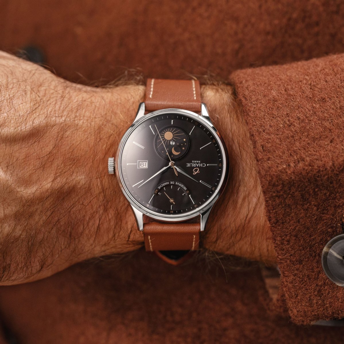 Charlie Paris INITIAL – Day/Night – Brown - Image 3