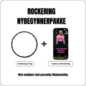 Rockering Startpakke 1,5 kg med 6-ukers undervisningsprogram | Rockering med vekt for nybegynnere