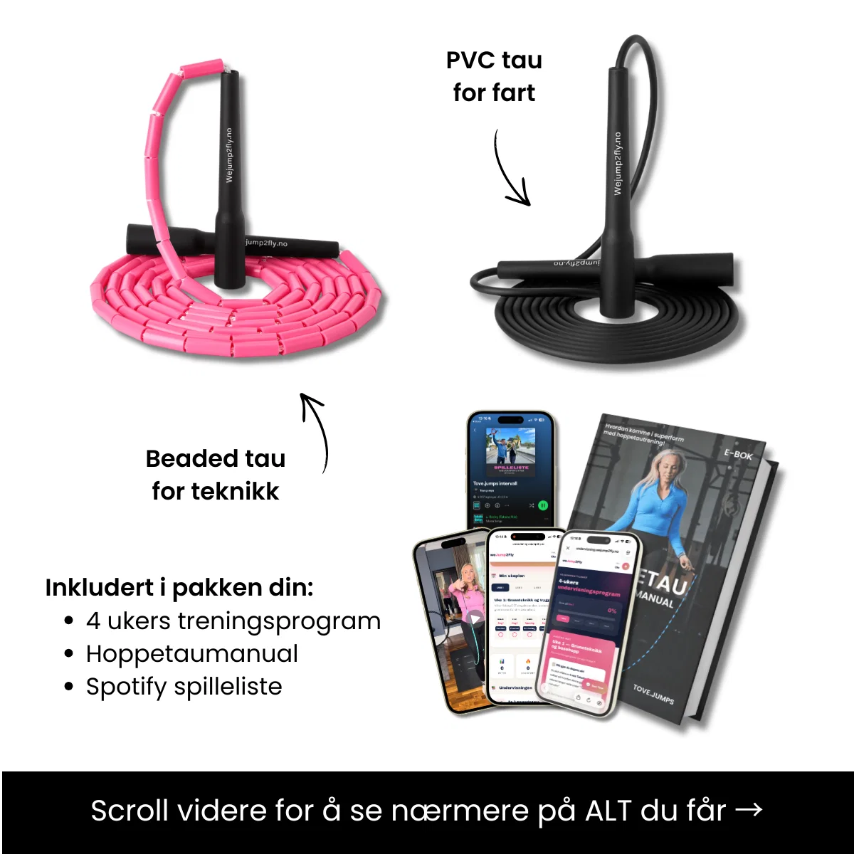 Hoppetau Startpakke for nybegynnere