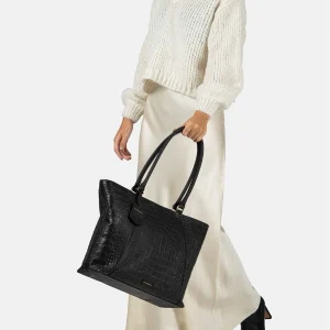 Burkely Cool Colbie Wide Tote Skinnveske 15,6" Svart