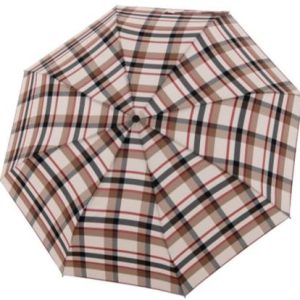 Doppler Carbonsteel Magic Paraply Auto Åpning Lukking Beige