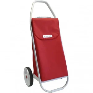Rolser Com MF 8 Shoppingvogn Med To Store Hjul 53 Liter Rød