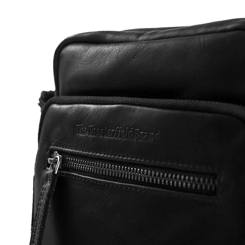 The Chesterfield Brand Birmingham Liten Crossover veske I Skinn Svart - Image 6